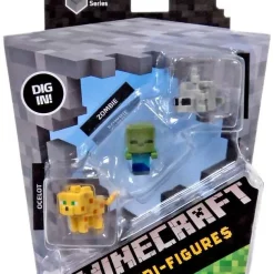 Best reviews of 👏 Minecraft Stone Series 2 Ocelot, Zombie & Silverfish Mini Figure 3-Pack 😉