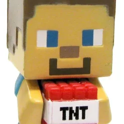 Cheapest 🌟 Minecraft Stone Series 2 TNT Steve 1-Inch Mini Figure [Loose] ⭐