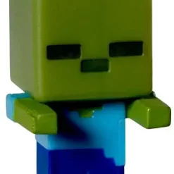 Flash Sale 🥰 Minecraft Stone Series 2 Zombie 1-Inch Mini Figure [Loose] 🥰
