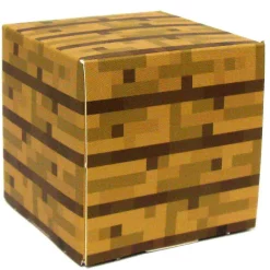 Deals 😍 Minecraft Wooden Plank Block Papercraft [Single Piece] 🥰