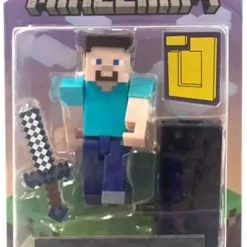 Top 10 🧨 Minecraft Build-A-Portal Steve Action Figure [Blue 👕 Shirt] ⌛