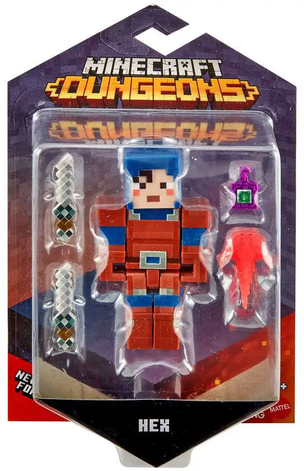 Brand new ๐ Minecraft Dungeons Hex Action Figure ๐ฅ