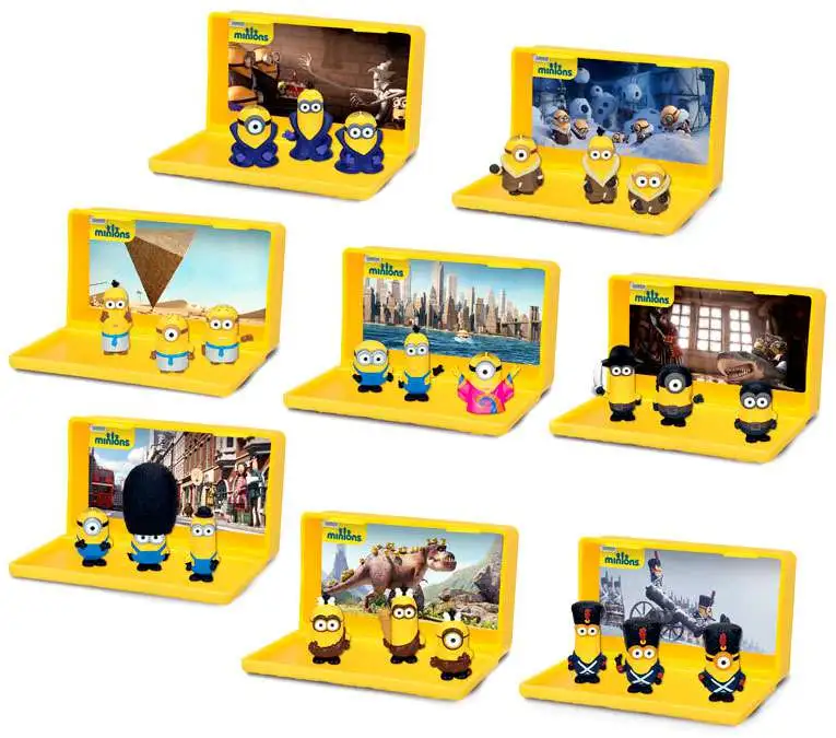 Promo 💯 Despicable Me Minions Movie Egyptian Minions 2-Inch Micro Playset 🛒 - Image 2