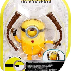 Coupon 🔥 Minions Rise of Gru Nunchuck Swinging Stuart Action Figure [Loose] ✨
