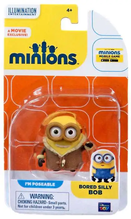 Budget 🔔 Despicable Me Minions Movie Bored Silly Bob Action FIgure 💯