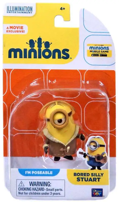 Budget โ Despicable Me Minions Movie Bored Silly Stuart Action FIgure โจ