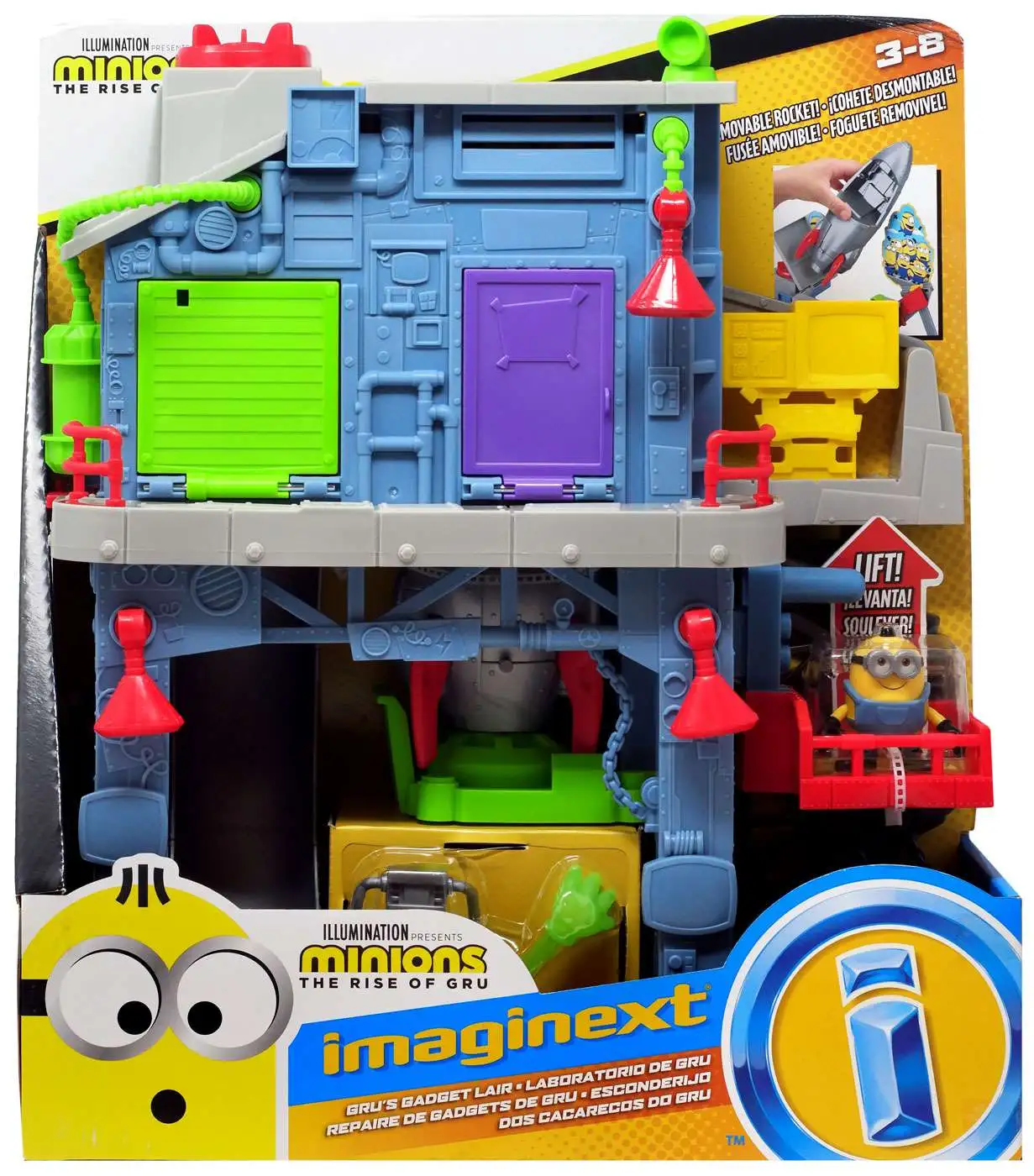 Top 10 🛒 Fisher Price Despicable Me Minions: Rise of Gru Imaginext Gru's Gadget Lair Playset 😀