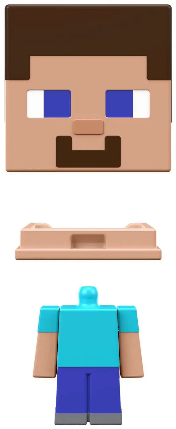 New ๐ Minecraft Mob Head Minis Steve 3.25-Inch Mini Figure ๐ - Image 2
