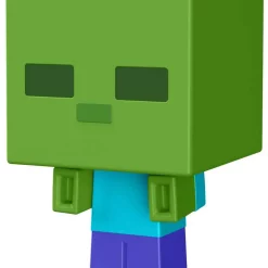 New 💯 Minecraft Mob Head Minis Zombie 3.25-Inch Mini Figure ❤️
