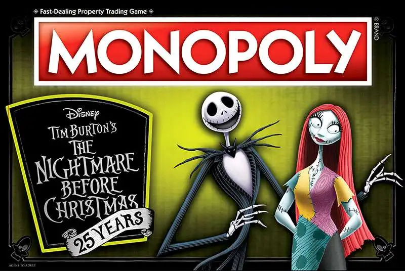 Wholesale 👏 Nightmare Before 🔔 Christmas Monopoly NBX 25th Anniversary Board Game 👍