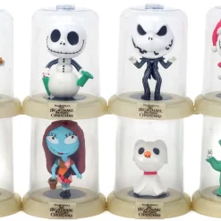 Flash Sale ✨ Disney Domez Series 1 Nightmare Before 🔔 Christmas Set of 8 Figures [Glow-in-the-Dark] 😉