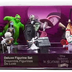 Deals 🌟 Disney The Nightmare Before 🎄 Christmas 25 Years NBX Exclusive 9-Piece PVC Figure Deluxe Play Set ⌛