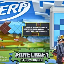 Buy 😉 Minecraft Nerf Stormlander Blaster [Dart Blasting 🔨 Hammer] 🎉