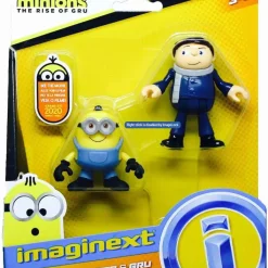 Promo 🤩 Fisher Price Despicable Me Minions: Rise of Gru Imaginext Otto & Gru Mini Figure 2-Pack 🔔