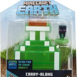 Best Sale 🎁 Minecraft Earth Boost Minis Carry Along Potion with Enderman Collector Case [Green] ❤️