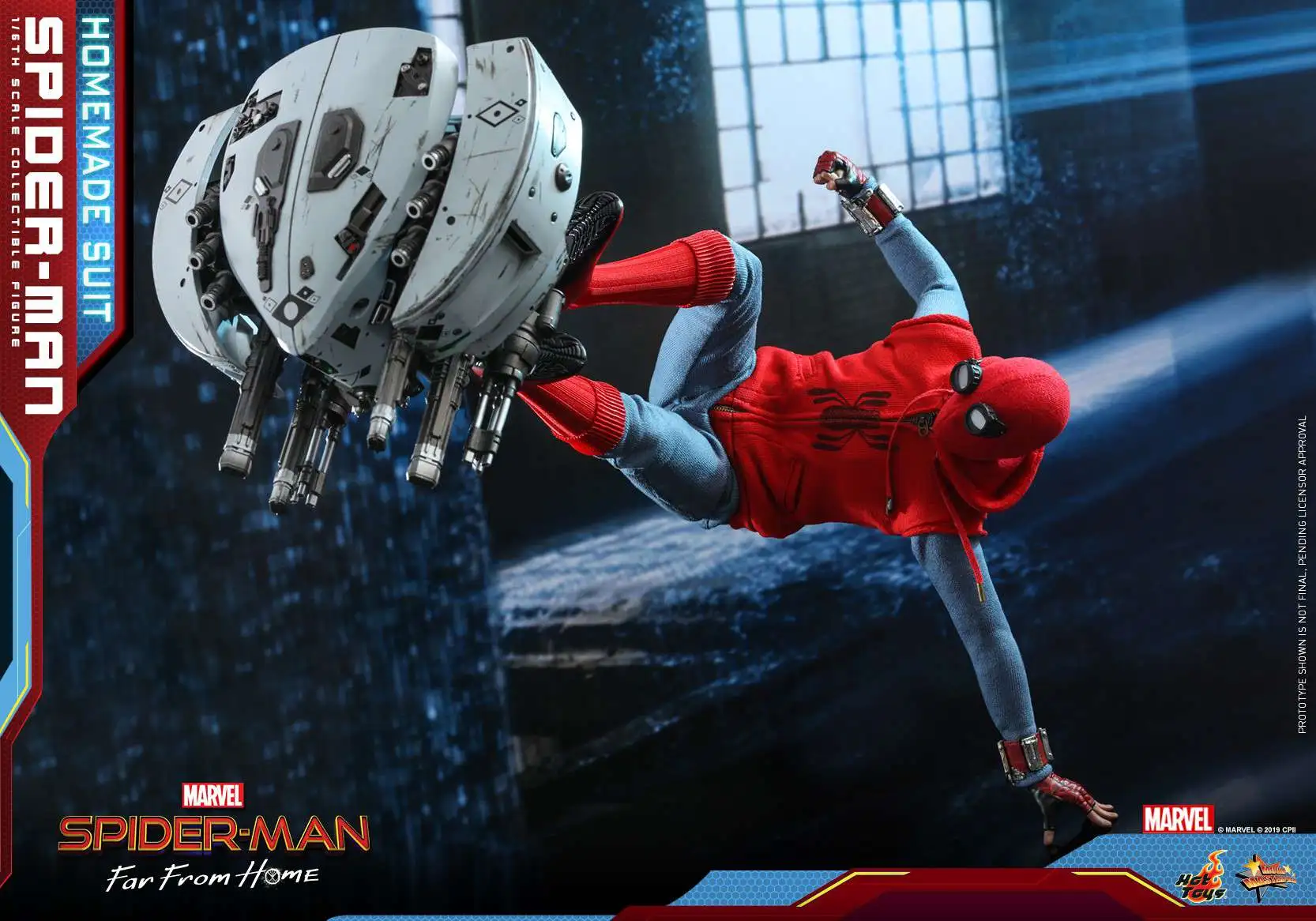 Cheap ๐ Marvel Spider-Man Homecoming Movie Masterpiece Spider-Man Homemade Suit & Drone Collectible Figure ๐ - Image 2