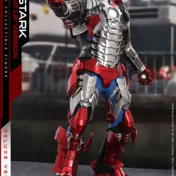 Discount ❤️ Marvel Iron Man 2 Movie Masterpiece Diecast Iron Man Mark V Collectible Figure [Deluxe Version] (Pre-Order ships January) 🤩