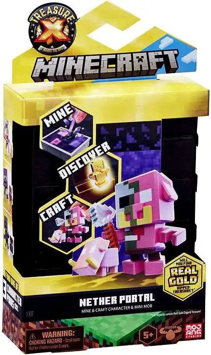 Cheapest ๐ฏ Treasure X Minecraft Nether Portal 2.5-Inch Mystery Pack โญ