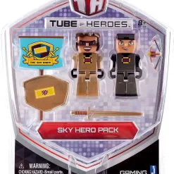 Wholesale 🔥 Tube Heroes Sky Hero Pack Action Figure 2-Pack 🔥